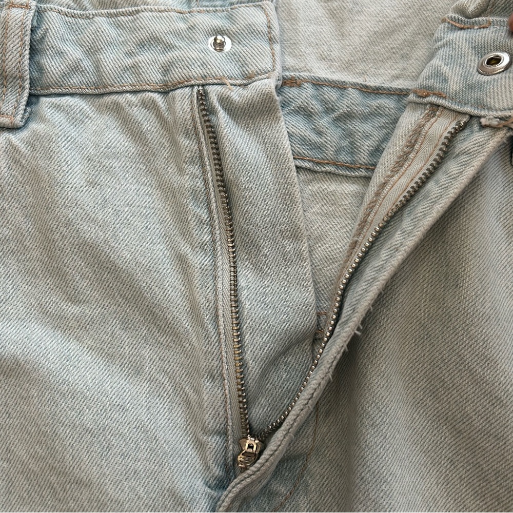 ZARA  Denim Mini Skirt Dress NWT Size Small - Picture 11 of 15